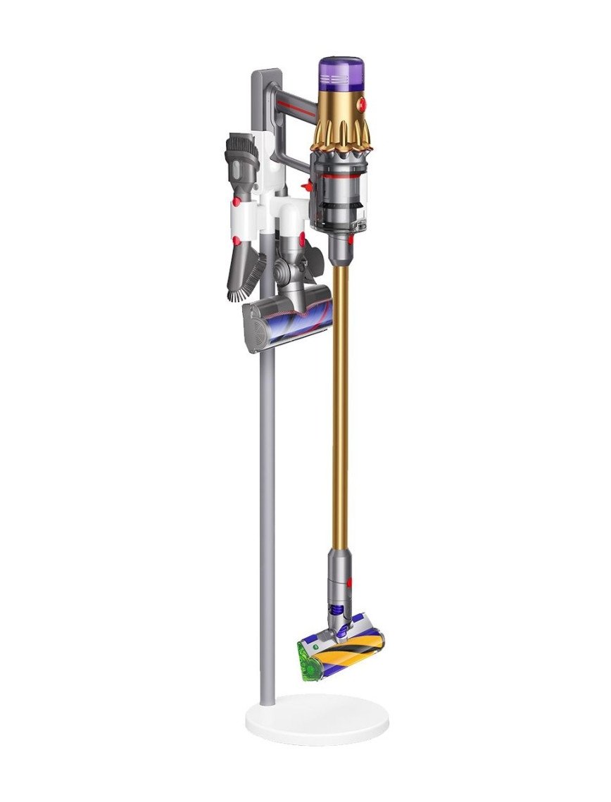 Dyson V12 Serisi Süpürge Aksesuarları için Dayanıklı Metal Gövdeli, Ayaklı ve Düzenleyici Stand Ünitesi